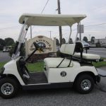 White golf cart